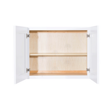Load image into Gallery viewer, Lancaster Shaker White Wall Cabinet 2 Doors 1 Adjustable Shelf