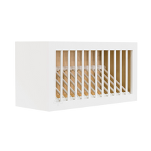Load image into Gallery viewer, Lancaster Shaker White Wall Dish Holder Cabinet