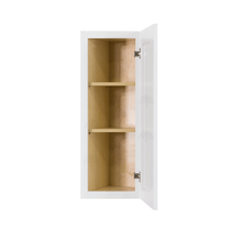 Load image into Gallery viewer, Lancaster Shaker White Wall End Angle Cabinet 1 Door 2 or 3 Shelves