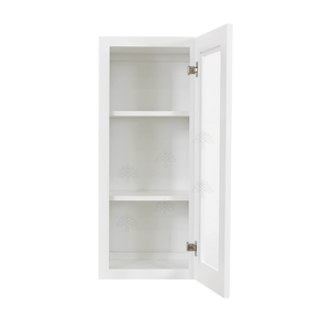 Lancaster Shaker White Mullion Door Cabinet 1 Door 2 Adjustable Shelves Glass not Included