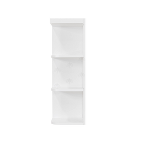 Lancaster Shaker White Wall Open End Shelf No Door 2 Fixed Shelves Left or Right