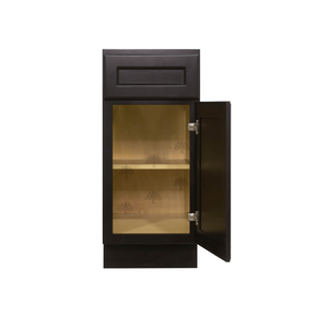 Newport Espresso Base Cabinet 1 Drawer 1 Door 1 Adjustable Shelf