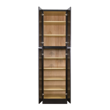 Load image into Gallery viewer, Newport Espresso Tall Pantry 2 Upper Doors and 2 Lower Doors