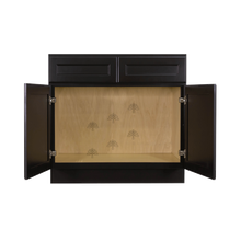 Load image into Gallery viewer, Newport Espresso Sink Base Cabinet 2 Dummy Drawer 2 Doors