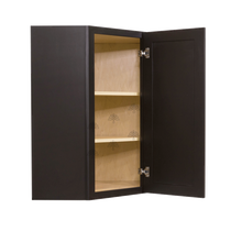 Load image into Gallery viewer, Newport Espresso Wall Diagonal Corner 1 Door 2 Adjustable Shelves