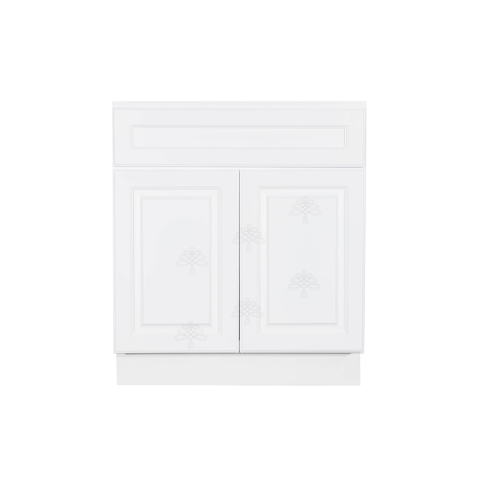 Newport White Base Cabinet 1 Drawer 2 Doors 1 Adjustable Shelf