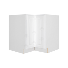 Load image into Gallery viewer, Newport White Lazy Susan Base Cabinet 2 Full Height Folding Doors