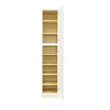 Load image into Gallery viewer, Newport White Tall Pantry 1 Upper Door and 1 Lower Door