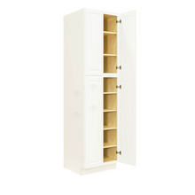 Load image into Gallery viewer, Newport White Tall Pantry 2 Upper Doors and 2 Lower Doors