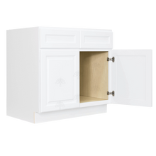 Load image into Gallery viewer, Newport White Sink Base Cabinet 2 Dummy Drawer 2 Doors