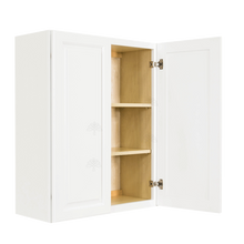 Load image into Gallery viewer, Newport White Wall Cabinet 2 Doors 2 Adjustable Shelves