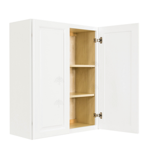 Newport White Wall Cabinet 2 Doors 2 Adjustable Shelves