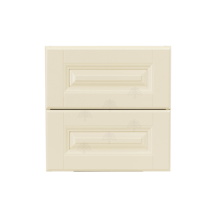 Oxford Series Creamy White Finish Cabinet Counter Top Drawer