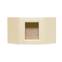 Load image into Gallery viewer, Oxford Wall Mullion Door Diagonal Corner Cabinet 1 Door No Shelf Glass Not Included