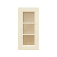 Load image into Gallery viewer, Oxford Wall Mullion Door Cabinet 1 Door 2 Adjustable Shelves 30 Inch Height Glass Not Included