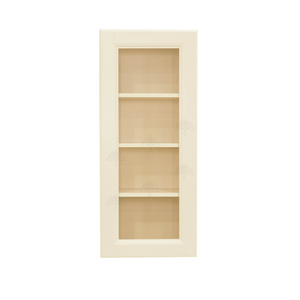 Oxford Wall Mullion Door Cabinet 1 Door 3 Adjustable Shelves Glass Not Included