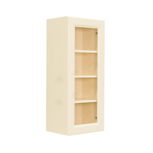 Load image into Gallery viewer, Oxford Wall Mullion Door Cabinet 1 Door 3 Adjustable Shelves Glass Not Included
