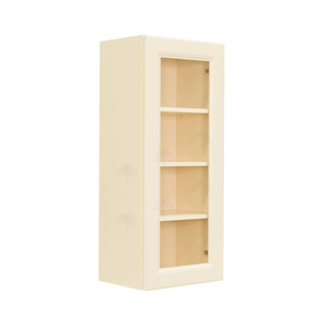 Oxford Wall Mullion Door Cabinet 1 Door 3 Adjustable Shelves Glass Not Included