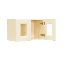 Load image into Gallery viewer, Oxford Wall Mullion Door Cabinet 2 Doors No Shelf Glass Not Included