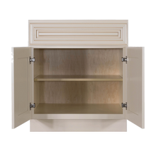 Load image into Gallery viewer, Princeton Creamy White Glazed Base Cabinet 1 Drawer 2 Doors 1 Adjustable Shelf