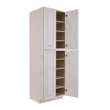 Load image into Gallery viewer, Princeton Creamy White Glazed Tall Pantry 2 Upper Doors and 2 Lower Doors