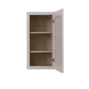 Princeton Creamy White Glazed Wall Cabinet 1 Door 2 Adjustable Shelves