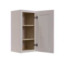 Load image into Gallery viewer, Princeton Creamy White Glazed Wall Cabinet 1 Door 2 Adjustable Shelves