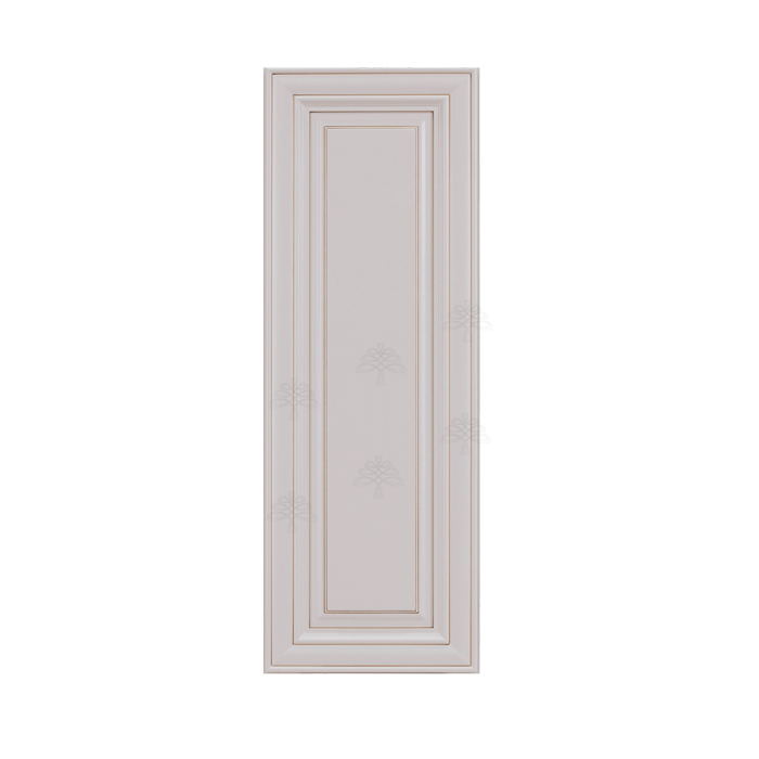 Princeton Creamy White Glazed Wall Cabinet 1 Door 3 Adjustable Shelves