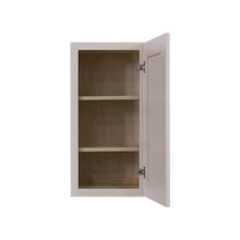 Load image into Gallery viewer, Princeton Creamy White Wall Cabinet 1 Door 2 Adjustable Shelves 30-inch Height