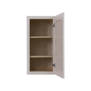 Princeton Creamy White Wall Cabinet 1 Door 2 Adjustable Shelves 30-inch Height