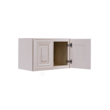 Load image into Gallery viewer, Princeton Creamy White Glazed Wall Cabinet 2 Doors No Shelf