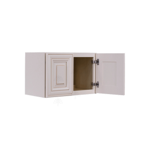 Princeton Creamy White Glazed Wall Cabinet 2 Doors No Shelf