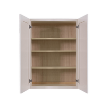 Load image into Gallery viewer, Princeton Creamy White Glazed Wall Cabinet 2 Doors 3 Adjustable Shelves