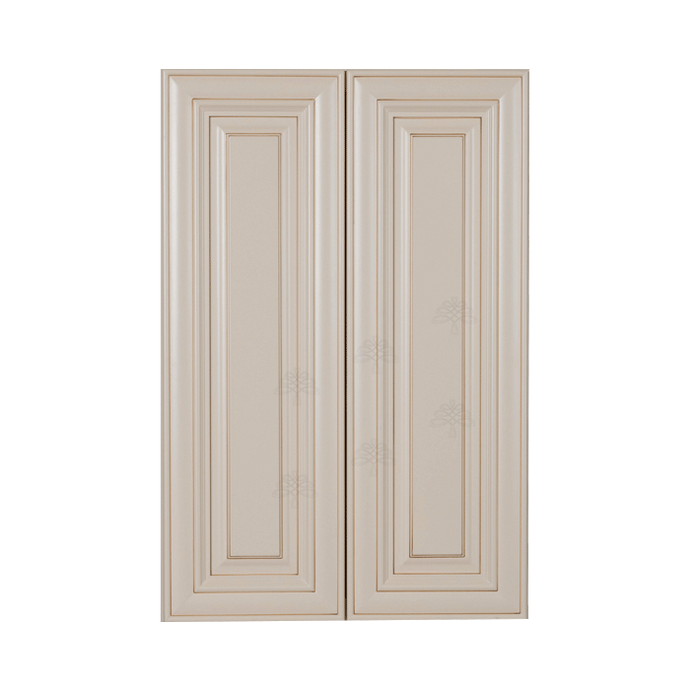 Princeton Creamy White Wall Cabinet 2 Doors 2 Adjustable Shelves With 30-inch Height
