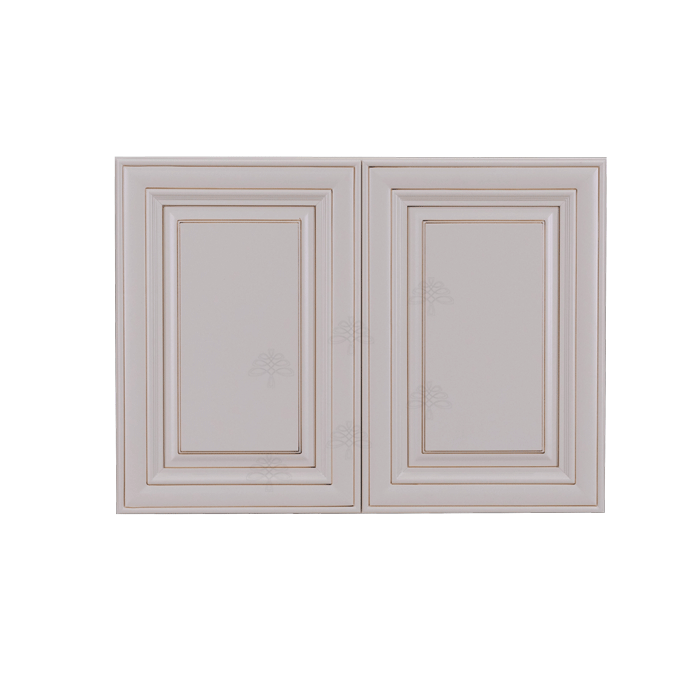 Princeton Creamy White Glazed Wall Cabinet 2 Doors 1 Adjustable Shelf
