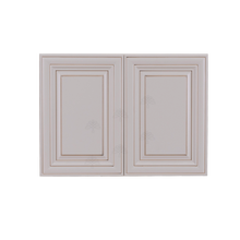 Load image into Gallery viewer, Princeton Creamy White Glazed Wall Cabinet 2 Doors 1 Adjustable Shelf