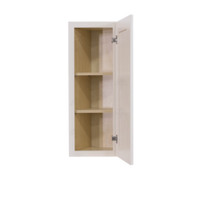 Load image into Gallery viewer, Princeton Creamy White Glazed Wall End Angle Cabinet 1 Door 2 or 3 Shelves