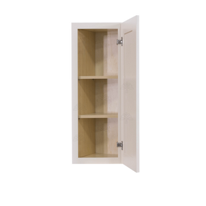 Princeton Creamy White Glazed Wall End Angle Cabinet 1 Door 2 or 3 Shelves