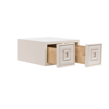Load image into Gallery viewer, Princeton Creamy White Glazed Wall Small Drawer Cabnet 2 Drawers