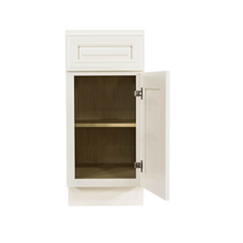 Load image into Gallery viewer, Princeton Off-white Base Cabinet 1 Drawer 1 Door 1 Adjustable Shelf
