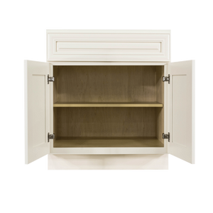 Princeton Off-white Base Cabinet 1 Drawer 2 Doors 1 Adjustable Shelf