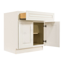 Load image into Gallery viewer, Princeton Off-white Base Cabinet 1 Drawer 2 Doors 1 Adjustable Shelf