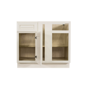 Princeton Off-white Base Blind Corner Cabinet 1 Drawer 1 Door