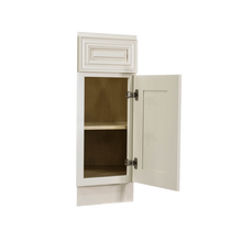 Load image into Gallery viewer, Princeton Off-white Base End Angle Cabinet 1 Fake Drawer 1 Door Adjustable Shelf (Right)