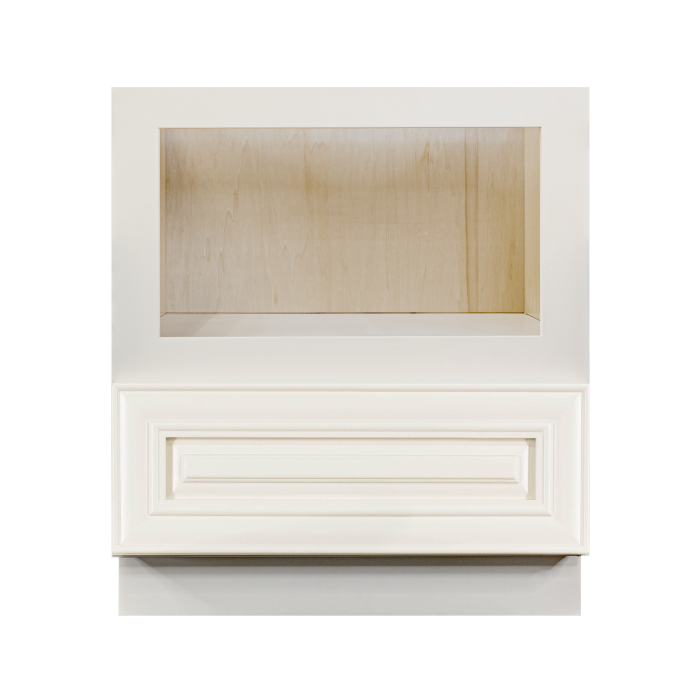 Princeton Series Off White Base Microwave with Drawer Cabinet