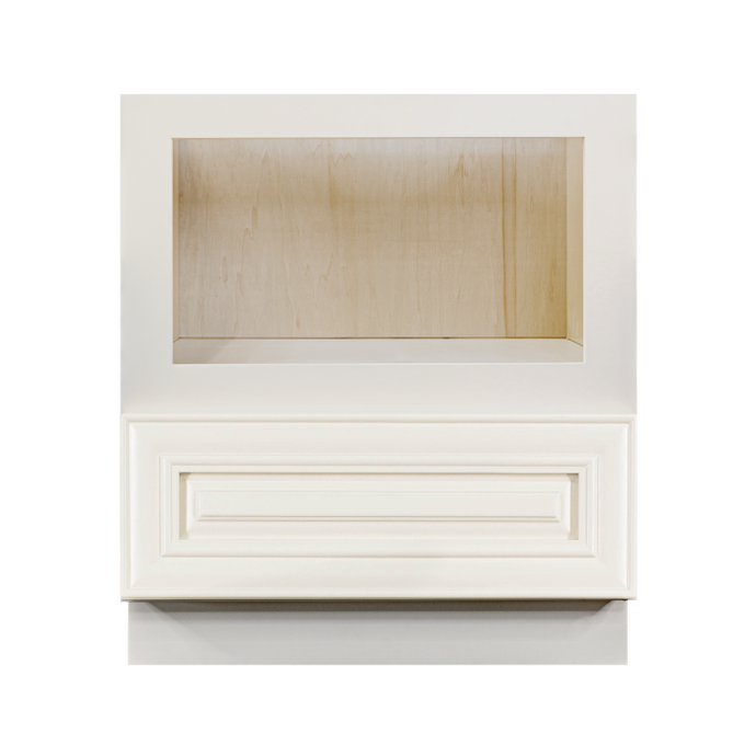 Princeton Series Off White Base Microwave with Drawer Cabinet