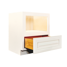Load image into Gallery viewer, Princeton Series Off White Base Microwave with Drawer Cabinet