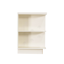 Load image into Gallery viewer, Princeton Off-white Base Open End Shelf 12 inch No Door 1 Fixed Shelf (Left)