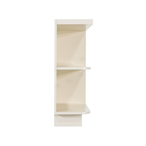 Princeton Off-white Base Open End Shelf 12 inch No Door 1 Fixed Shelf (Right)