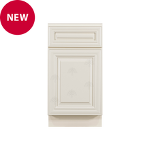 Load image into Gallery viewer, Princeton Series Off White Painted Finish Base Waste Basket Cabinet